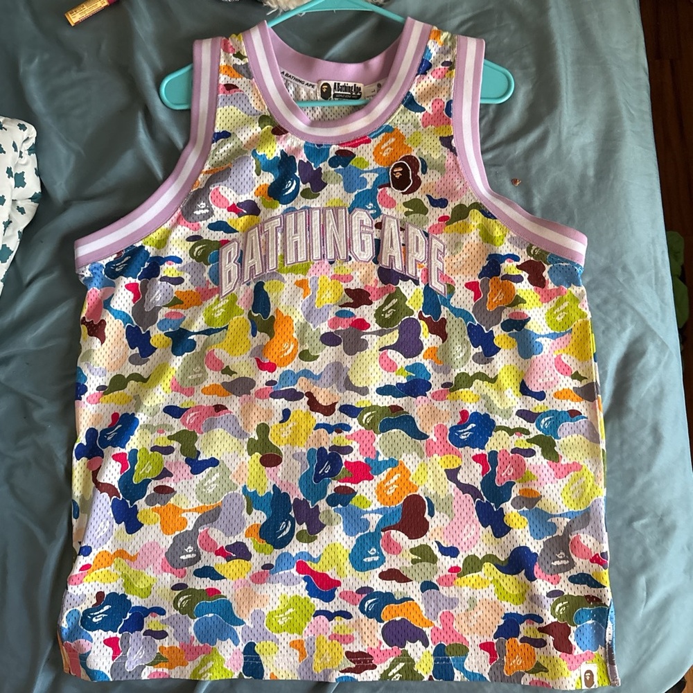 BAPE Colorful Camo Multicolored multicolor jersey